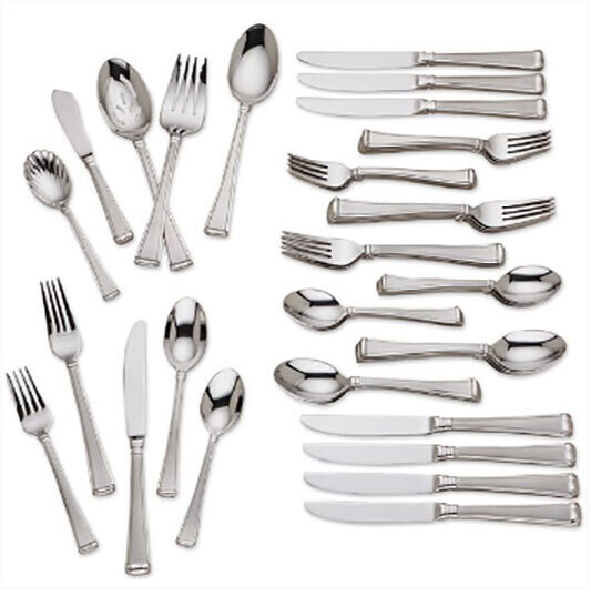 Gorham Column Frosted 45 Piece Place Setting