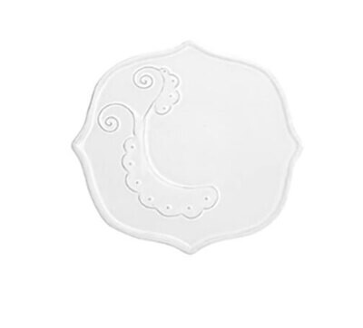 Arte Italica Bella Bianca Flora Bread Plate BBS1031