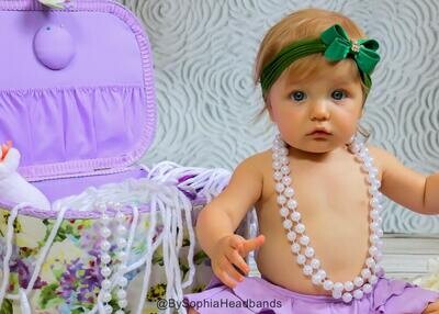 Baby Headband Headwrap Green Baby Headband Green Bow Headband Baby Headband Girl Headband Mint Baby Headband Green Nylon Headband 923
