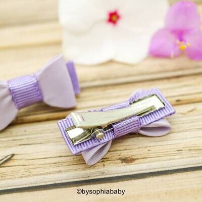 Newborn Baby Bow Lavender Baby Bow Lavender Baby Hair Pin Small Baby Bow Hair Clip Flower Girl Baby Small Hair Bow Purple Baby Bow967