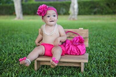 Baby Headband Hot Pink Flower Headband Pink Baby Headband Big Flower Headband Flower Girl Headband Pink Big Flower Headband 914