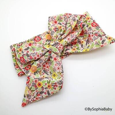 Baby Head Wrap, Baby Floral Headwrap, Light Pink Baby Headband, Baby Turban, Toddler HeadWrap, Girls Head wrap, Light Pink Head wrap, 2244