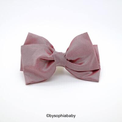 Big Bow Hair Clip Pale Pink Bow Hair Clip Girls Bow Hair Clip Toddler Gold Hair Clip Girls Bow Hair Clip Big Bow Hair Clip 1080
