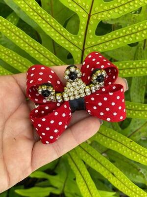 Princess Hair Bow Minnie Mouse Baby Bow Bow Hair Clip Toddler Hair Clip Girls Bow Hair Clip Big Bow Hair Clip 1014