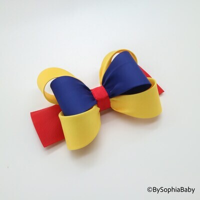 Princess Hair Bow Snow White Hair Bow Bow Hair Clip Toddler Hair Clip Girls Bow Hair Clip Big Bow Hair Clip 984