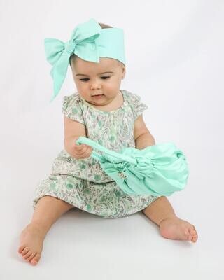 Baby Head Wrap, Mint Baby Headwrap, Aqua Green Headband, Baby Turban, Toddler HeadWrap, Girls Head wrap Turban, Aqua Green Head wrap, 2244