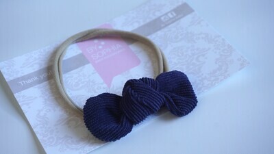 Navy blue Bowknot Headband green pastel Bow Baby Bow Headband Bowknot headband Baby mint headband