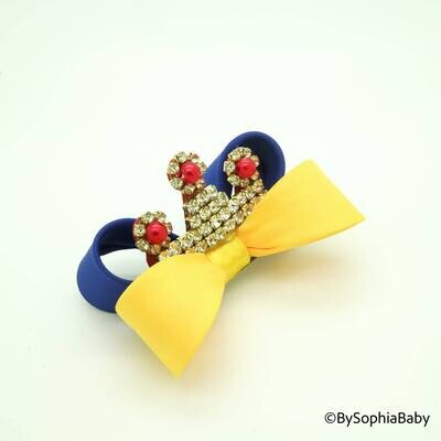 Princess Hair Bow Snow White Hair Bow Bow Hair Clip Toddler Hair Clip Girls Bow Hair Clip Big Bow Hair Clip 1014