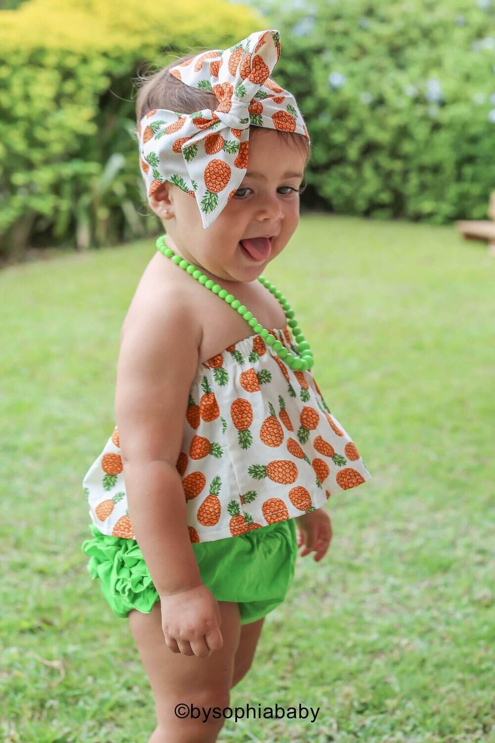 Pineapple Baby Head Wrap, Pineapple Headwrap, Pineapple Baby Headband, Baby Turban, Toddler HeadWrap, Girls Turban, Baby Bow Head wrap, 2244