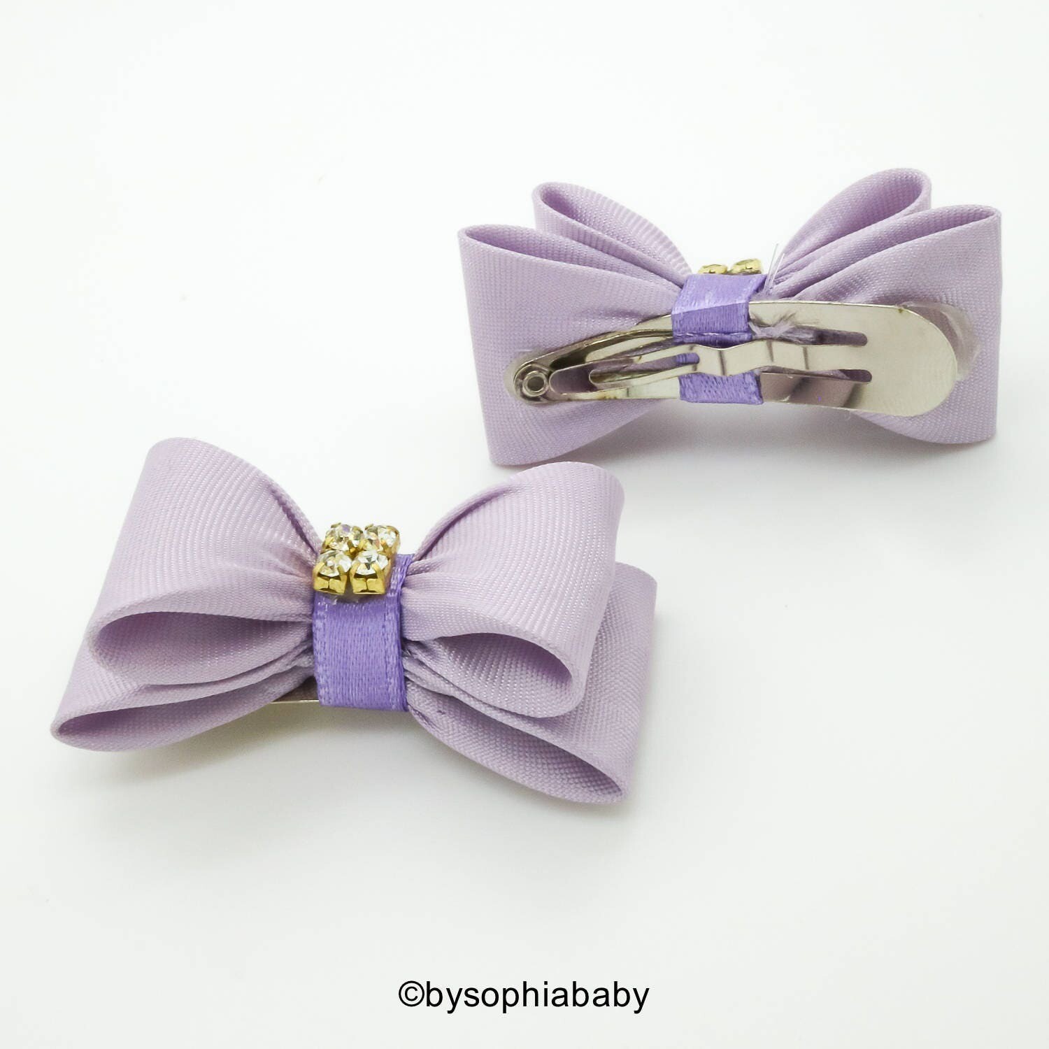 Lilac Baby Bow Hair Clip Bow Hair Clip Lavender Hair Clip Rhinestone Hair Clip Girl Hair Clip Baby Hair Clip Purple Hair Clip 649