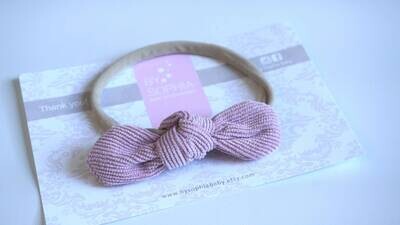 LAVANDER Bowknot Headband LIGHT PURPLE Bow Baby Bow Headband cotton Bow Baby Hair Bow