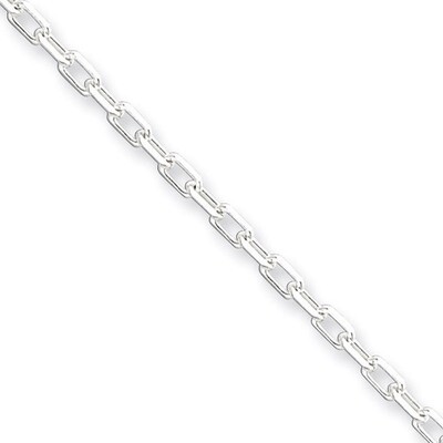20 Inch 2.2mm Fancy Diamond-cut Open Link Cable Chain Sterling Silver QAR060-20, MPN: QAR060-20, 88…