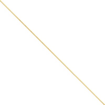 1.20mm Octagonal Snake Chain 7 Inch 14k Gold OSA120-7, MPN: OSA120-7, 886774103488