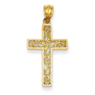Cross Pendant 14k Gold XR1207, MPN: XR1207, 886774619224