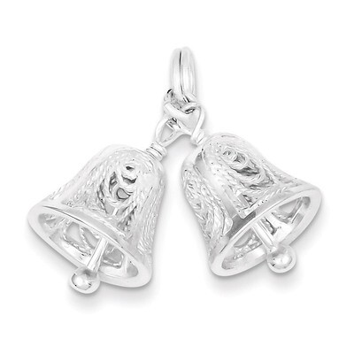 Bells Charm Sterling Silver QC4573, MPN: QC4573, 723252436037