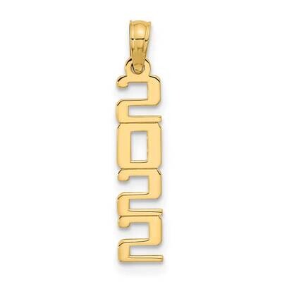 2022 Graduation Charm 14k Gold Polished K9940, MPN: K9940, 196904076309