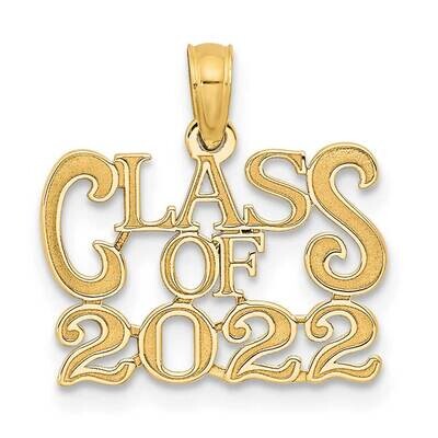 Class of 2022 Graduation Charm 14k Gold K9938, MPN: K9938, 196904076316
