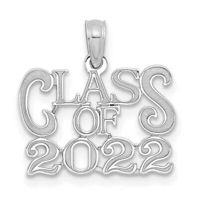 Class of 2022 Graduation Charm 14k White Gold K9938W, MPN: K9938W, 196904069660