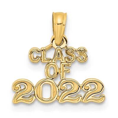 Block Class of 2022 Charm 14k Gold K9936, MPN: K9936, 196904076453