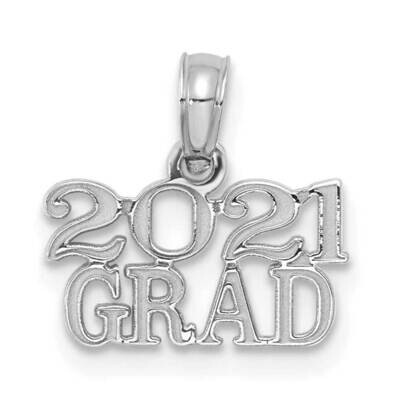 2021 Grad Charm 14k White Gold K9931W, MPN: K9931W, 196904082812