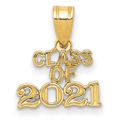 Block Class of 2021 Charm 14k Gold K9930, MPN: K9930, 196904083147