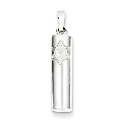 Mezuzah Pendant Sterling Silver QC5925, MPN: QC5925, 191101184499