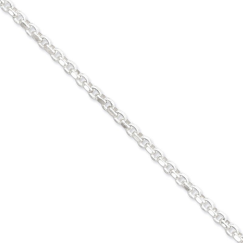 30 Inch 4mm Rolo Chain Sterling Silver QFC50-30, MPN: QFC50-30, 883957943312