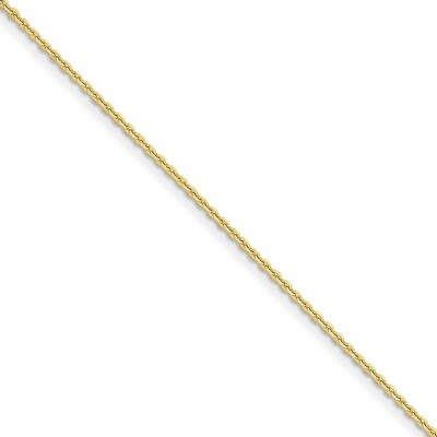 9 Inch 1.65mm Solid Diamond -cut Cable Chain 10k Gold 10PE141-9, MPN: 10PE141-9, 191101598500
