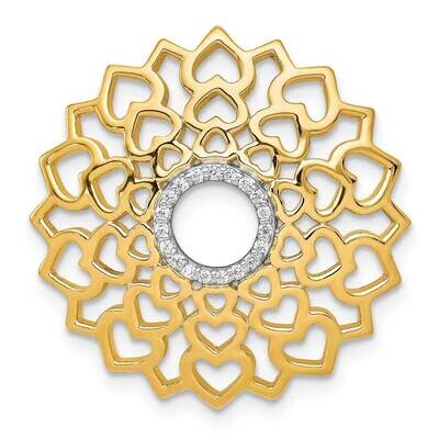 1/10Ct. Diamond Sahasrara/Crown Chakra Chain Slide 14k Gold PM4095-010-YA, MPN: PM4095-010-YA, 8839…
