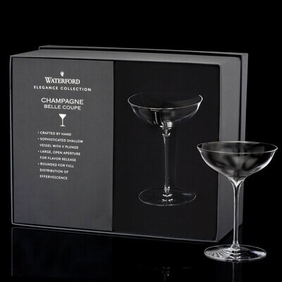 Waterford Elegance Champagne Belle Coupe 7.8 Oz Set of 2 40001102, MPN: 40001102, 701587011334