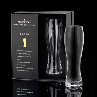 Waterford Elegance Lager 19.6 Oz Set of 2 40001110, MPN: 40001110, 701587011419