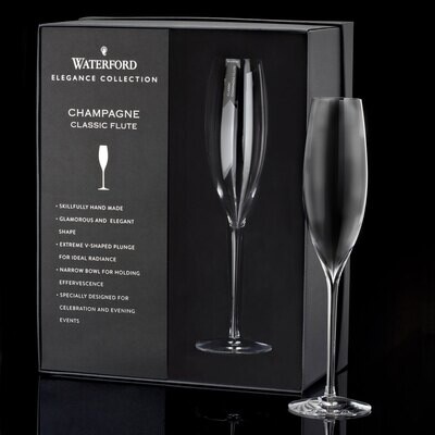 Waterford Elegance Champagne Classic Flute 8.5 Oz Set of 2 40001101, MPN: 40001101, 701587011327