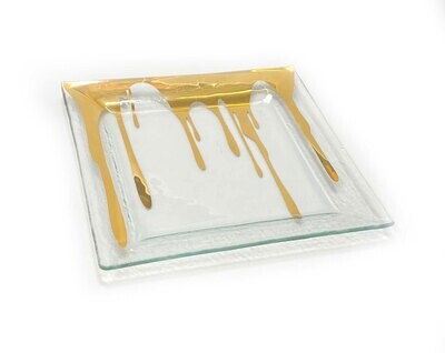 Annieglass Splatter Square Platter SPL203G, MPN: SPL203G, UPC: