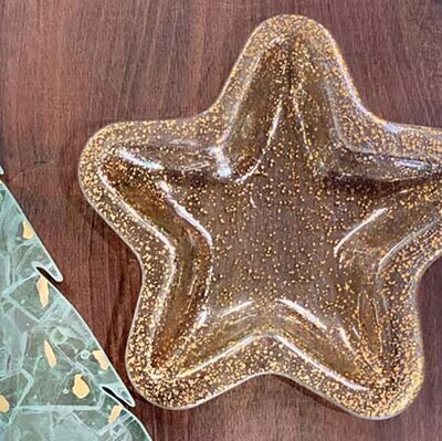 Annieglass Sparkle Star Holiday SP100G, MPN: SP100G, UPC: