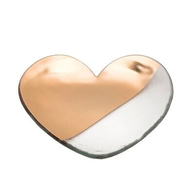 Annieglass Mod Heart Plate Gold MD200G, MPN: MD200G, UPC: