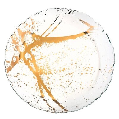 Annieglass Jaxson Serving Bowl Gold JX110G, MPN: JX110G, UPC: