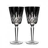 Waterford Lismore Black Goblet 10 Oz Set of 2 40026286, MPN: 40026286, 701587325882