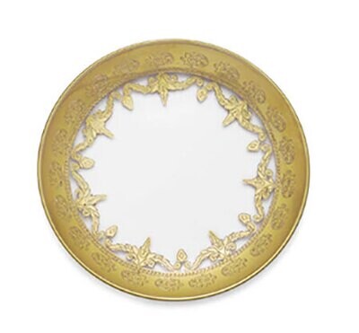 Arte Italica Vetro Gold Bread Plate VG3089