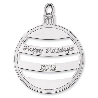 Christmas Ornament Sterling Silver QQ359, MPN: QQ359,
