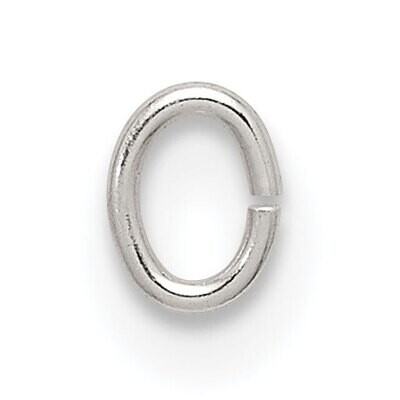 22 Gauge 3.5 x 2.8mm Oval Jump Ring Sterling Silver SS2881, MPN: SS2881,