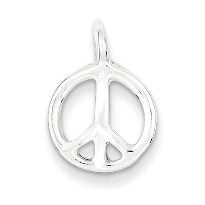 Peace Charm Sterling Silver QC1671, MPN: QC1671, 883957015156
