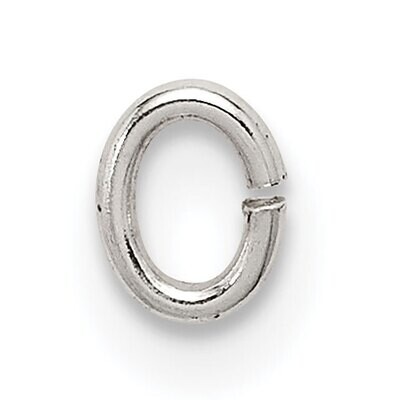 20 Gauge 3.8 x 3.2mm Oval Jump Ring Sterling Silver SS2877, MPN: SS2877,