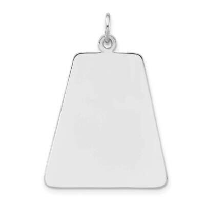 Engravable Disc Charm Sterling Silver Polished QM459/27, MPN: QM459/27,