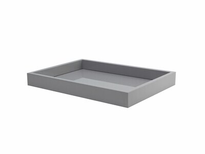 Addison Ross Chiffon Grey Small Lacquered Tray 11 x 8 Inch Lacquer TR6001, MPN: TR6001, UPC/EAN: 50…