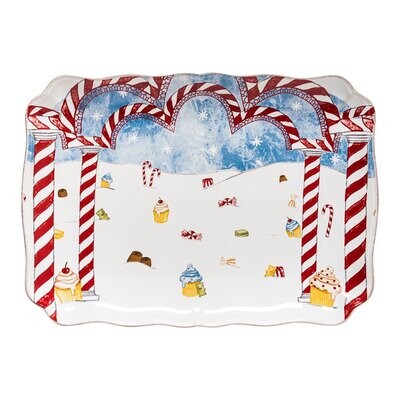 Casafina The Nutcracker White Rectangular Platter 36 TR361-WHI, MPN: TR361-WHI, 840289094839