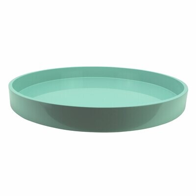 Addison Ross 20 x 20 Inch Round Tray Eau De Nil Wood TR8703, MPN: TR8703, UPC/EAN: 5024043196709