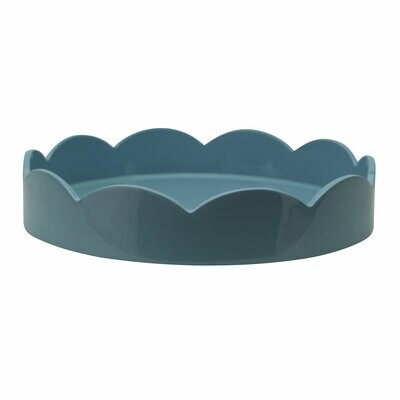Addison Ross 8.5 x 8.5 Inch Scallop Pale Denim Wood TR6404, MPN: TR6404, UPC/EAN: 5024043197843