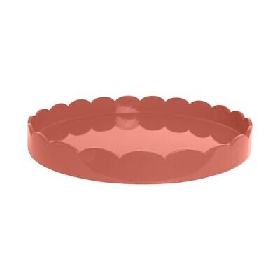 Addison Ross 16 x 16 Inch Scalloped Tray SL Blush Lacquer TR7020, MPN: TR7020, UPC/EAN: 50240431954…