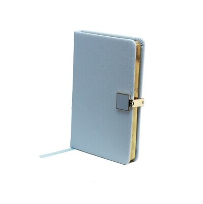 Addison Ross Blue &amp; Gold A6 Notebook A6 Inch Pu Leather NB1204, MPN: NB1204, UPC/EAN: 5024043189336