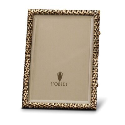 L&#39;Objet Scales 8 x 10 Inch Gold Picture Frame, MPN: F3400L,